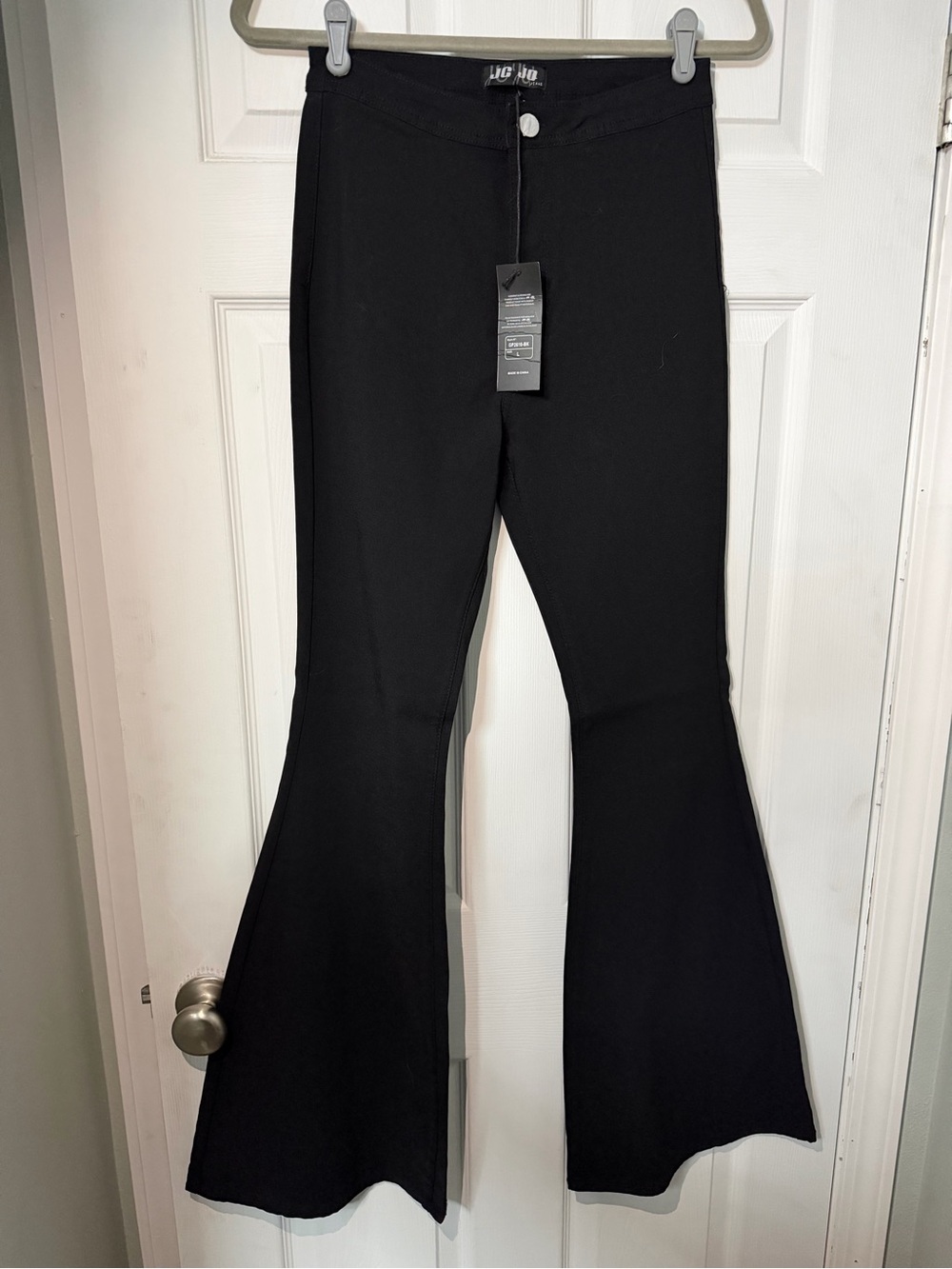 Fiona Flares- Black Bell Bottom Flared Jeans By JoJo Jeans